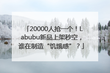 20000人抢一个！Labubu新品上架秒空，谁在制造“饥饿感”？