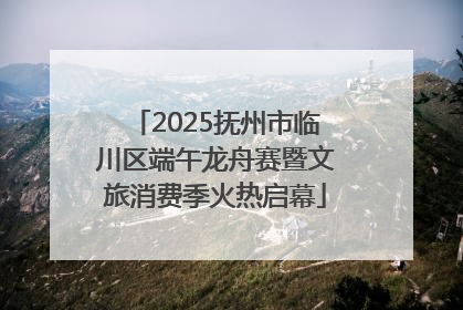 2025抚州市临川区端午龙舟赛暨文旅消费季火热启幕