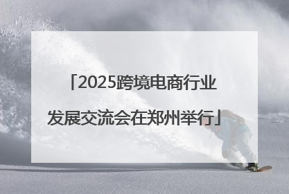 2025跨境电商行业发展交流会在郑州举行