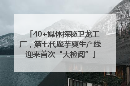40+媒体探秘卫龙工厂，第七代魔芋爽生产线迎来首次“大检阅”